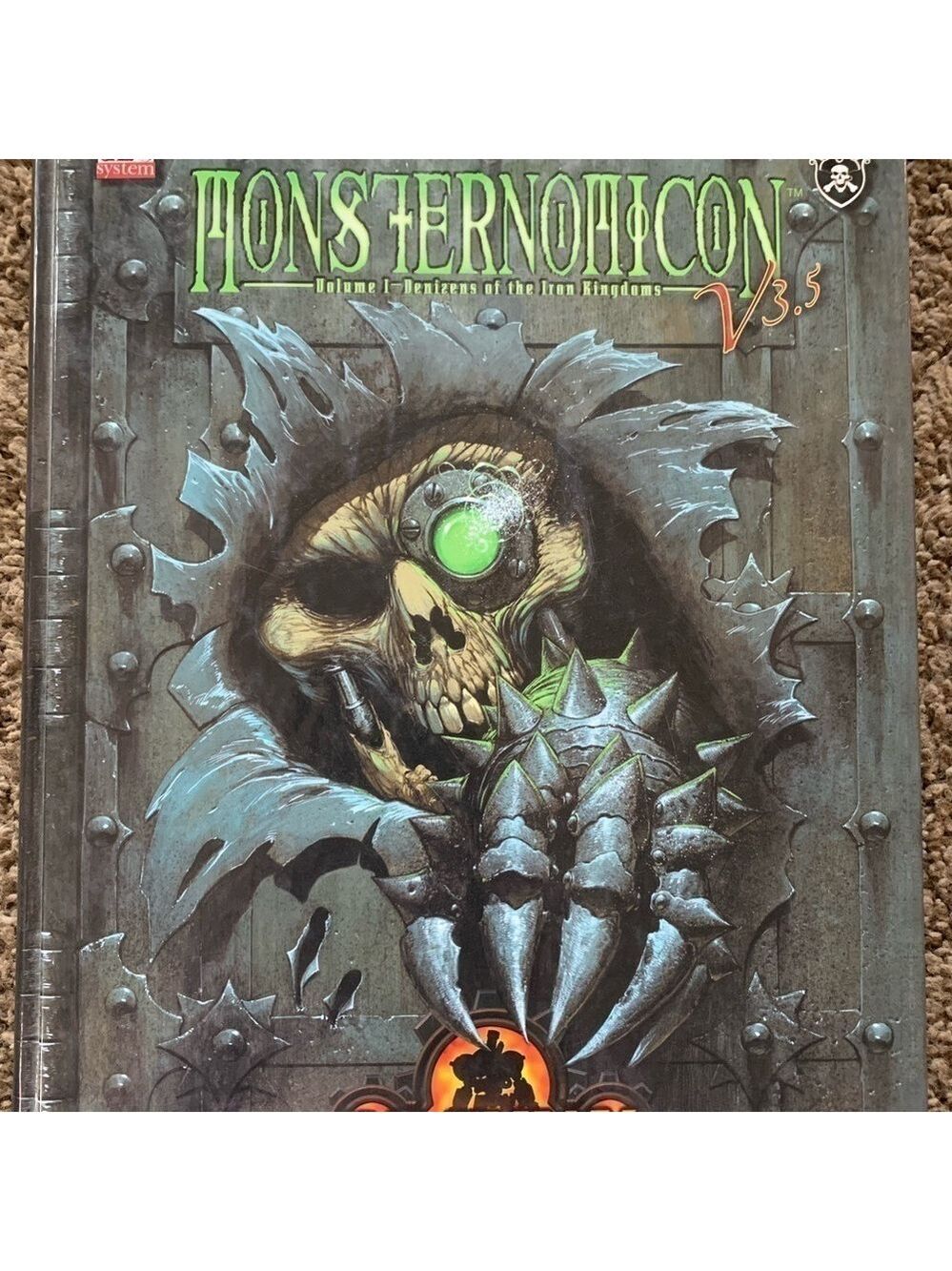 Monsternomicon Volume 1 Denizens of the Iron Kingdoms V 3.5 Hardcover Book